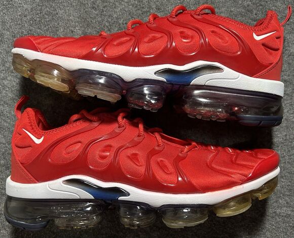 Nike 2017 Air VaporMax Plus Men’s Sz11 Shoes USA University Chile Red 924453-601 main image 4